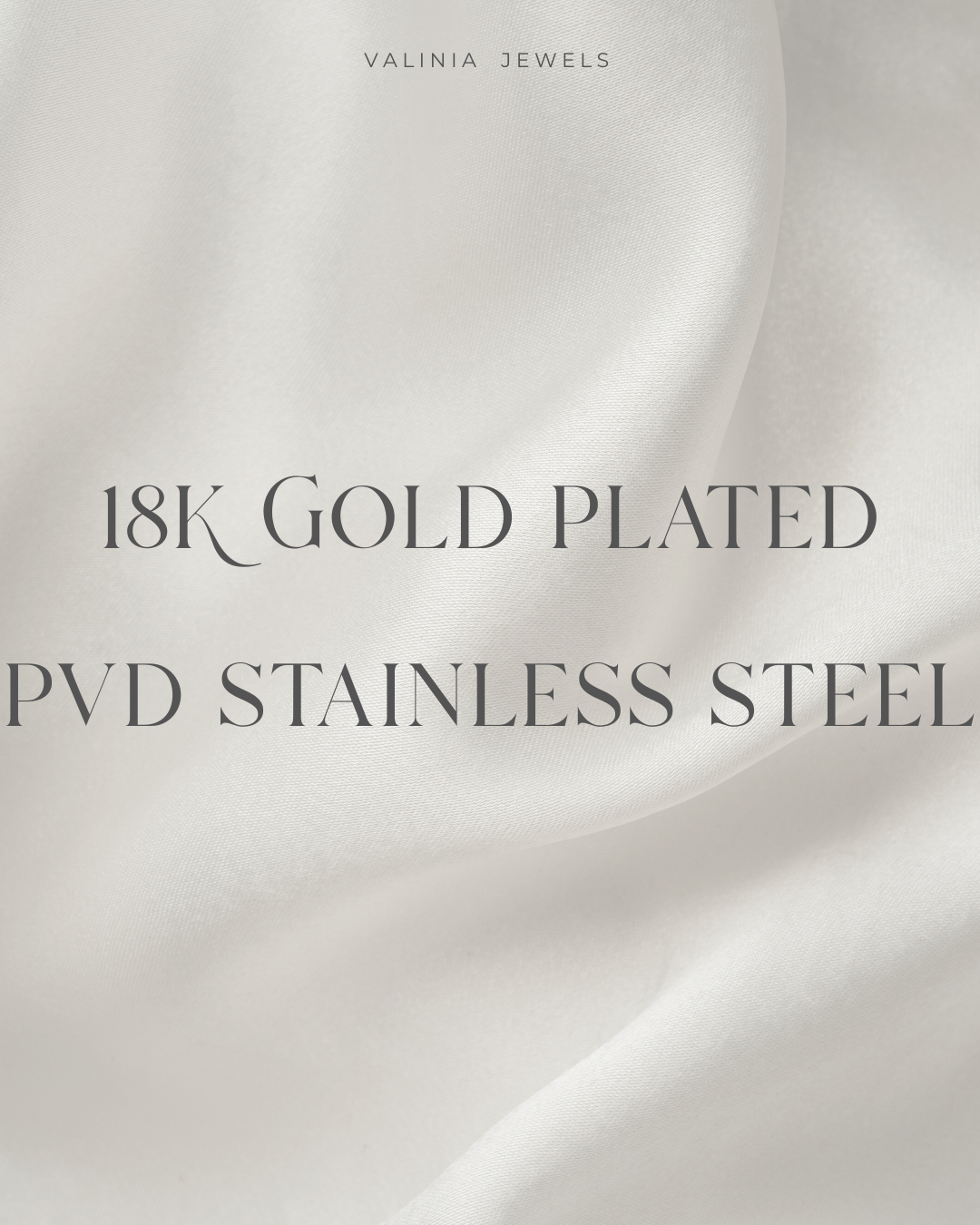 18K Gold Plated PVD Stainless Steel