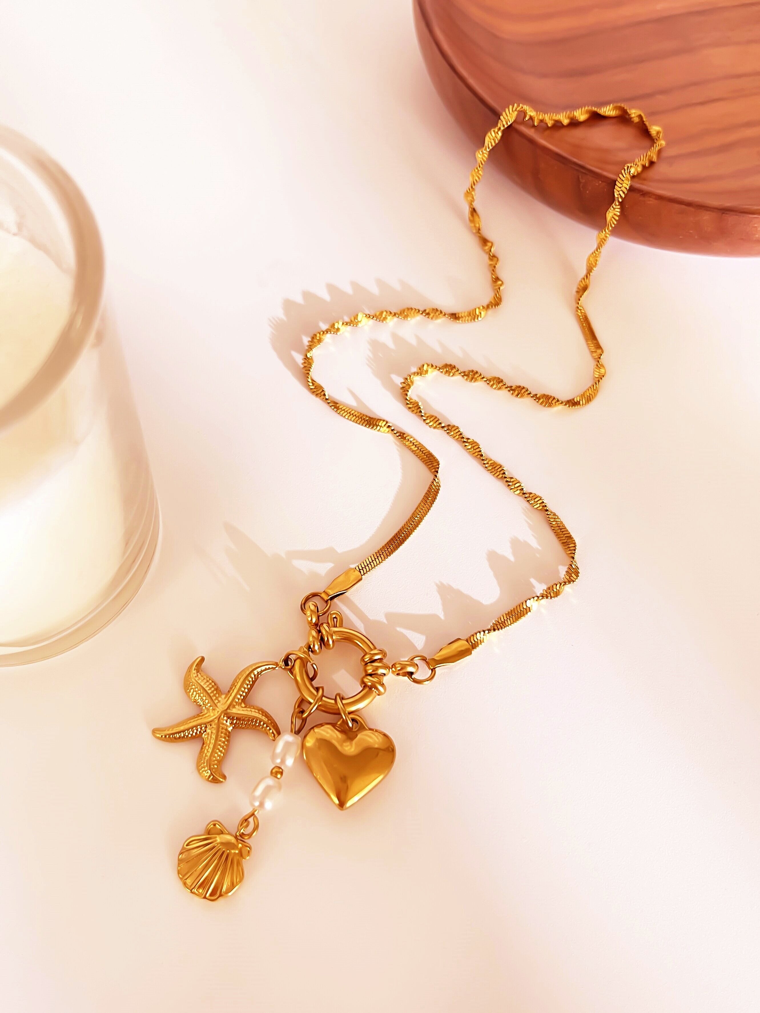 Ocean Muse Charm Necklace