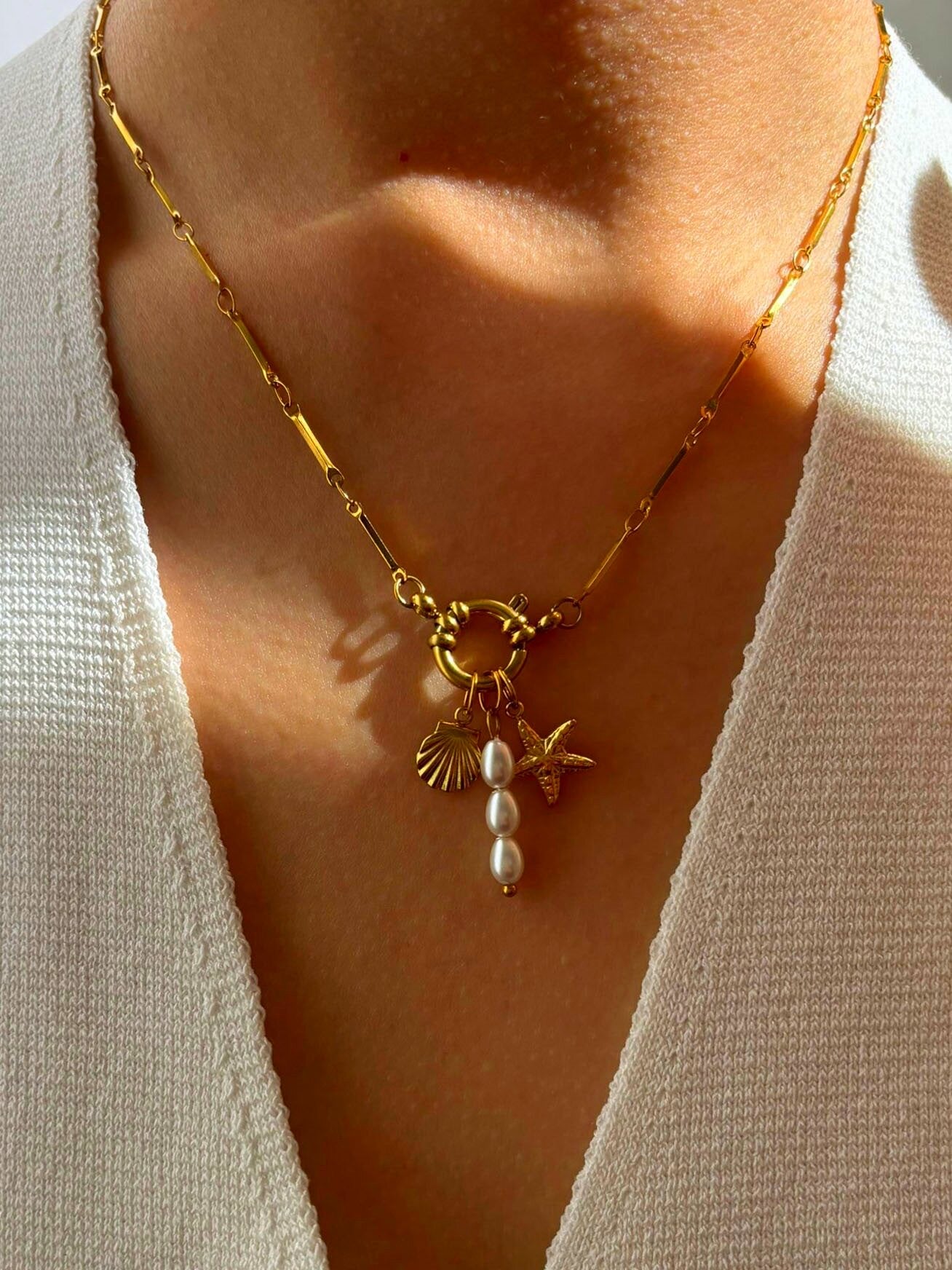 Sol Glow Charm Necklace