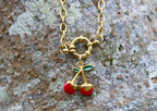 Cherry Crush Charm Necklace