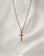 Halo Cross Necklace