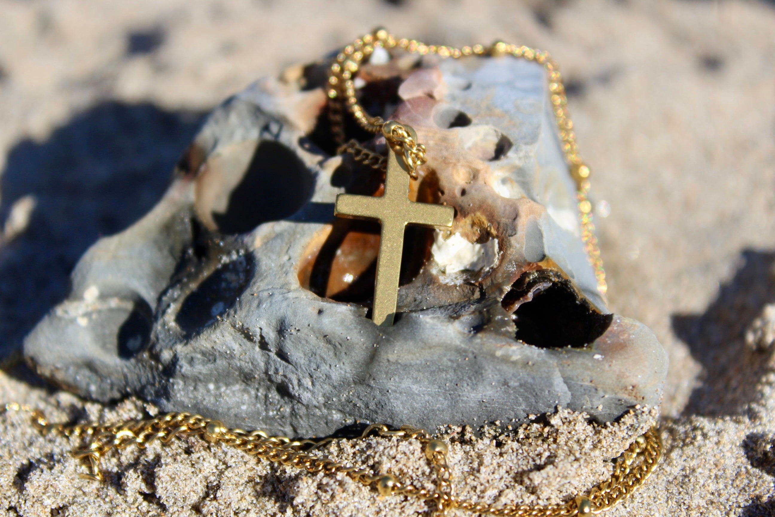 Halo Cross Necklace
