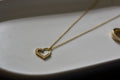 Falling Heart Necklace