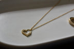 Falling Heart Necklace