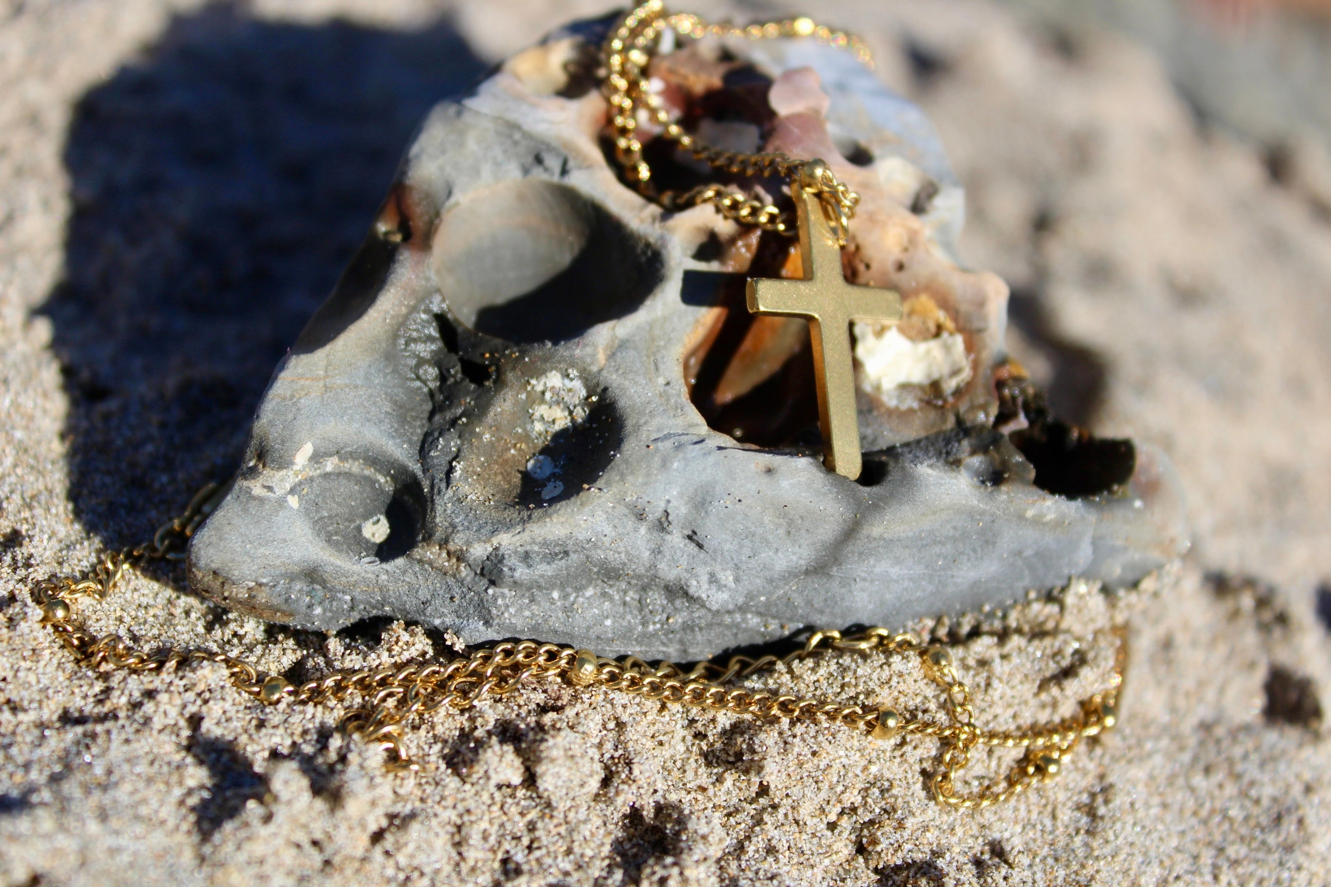 Halo Cross Necklace