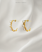 Lencia Pearl Terrain Earrings