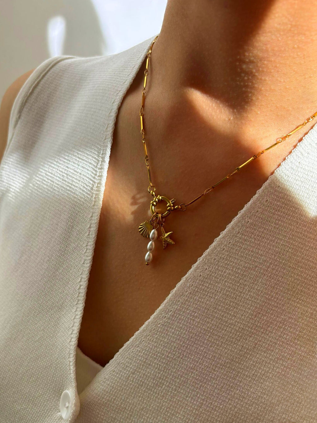 Sol Glow Charm Necklace