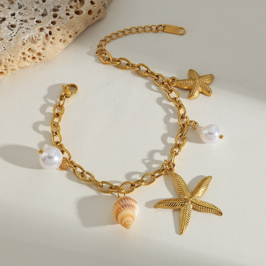 Sea Star Charm Bracelet