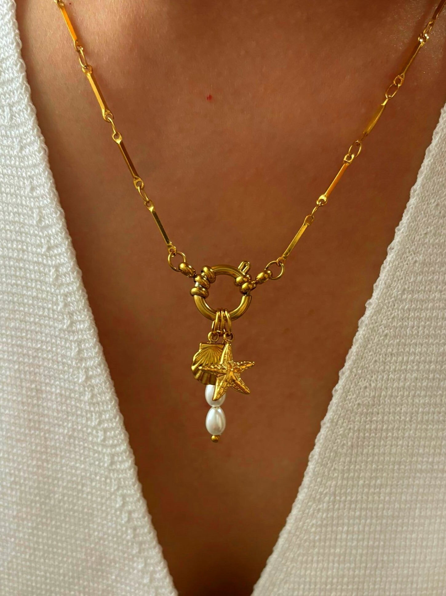 Sol Glow Charm Necklace