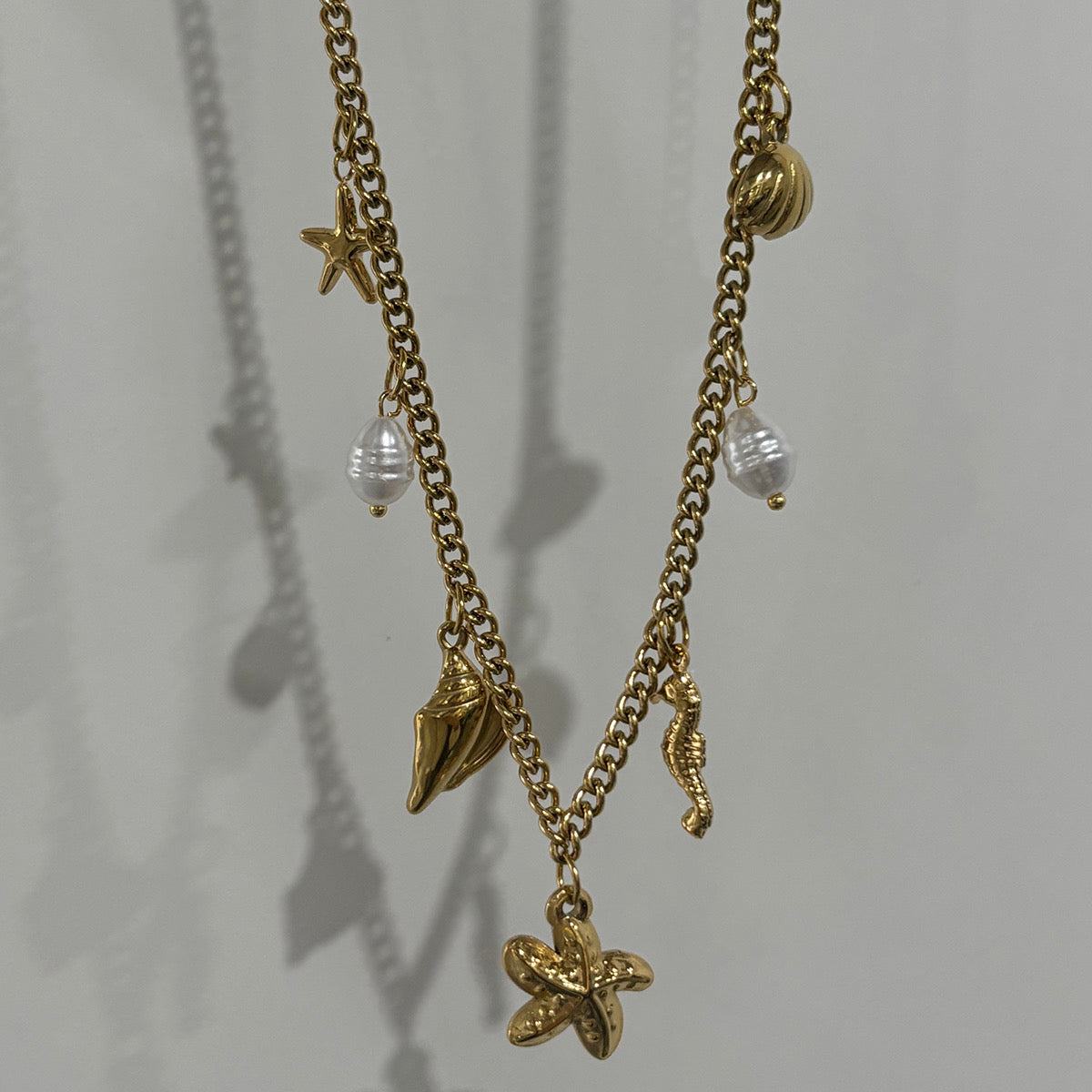 Coastal Glow Charm Necklace