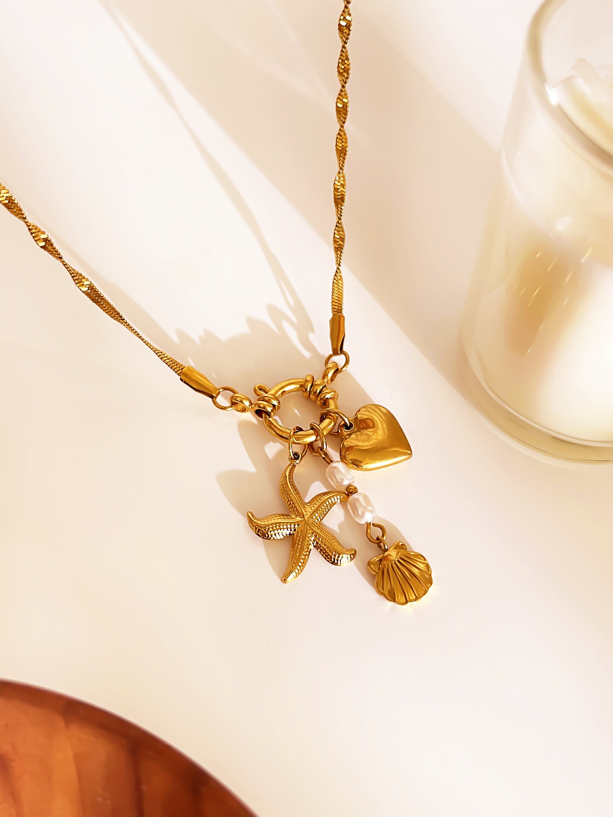 Ocean Muse Charm Necklace