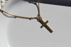 Halo Cross Necklace