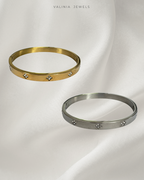 Lucky Bloom Clover Bangle