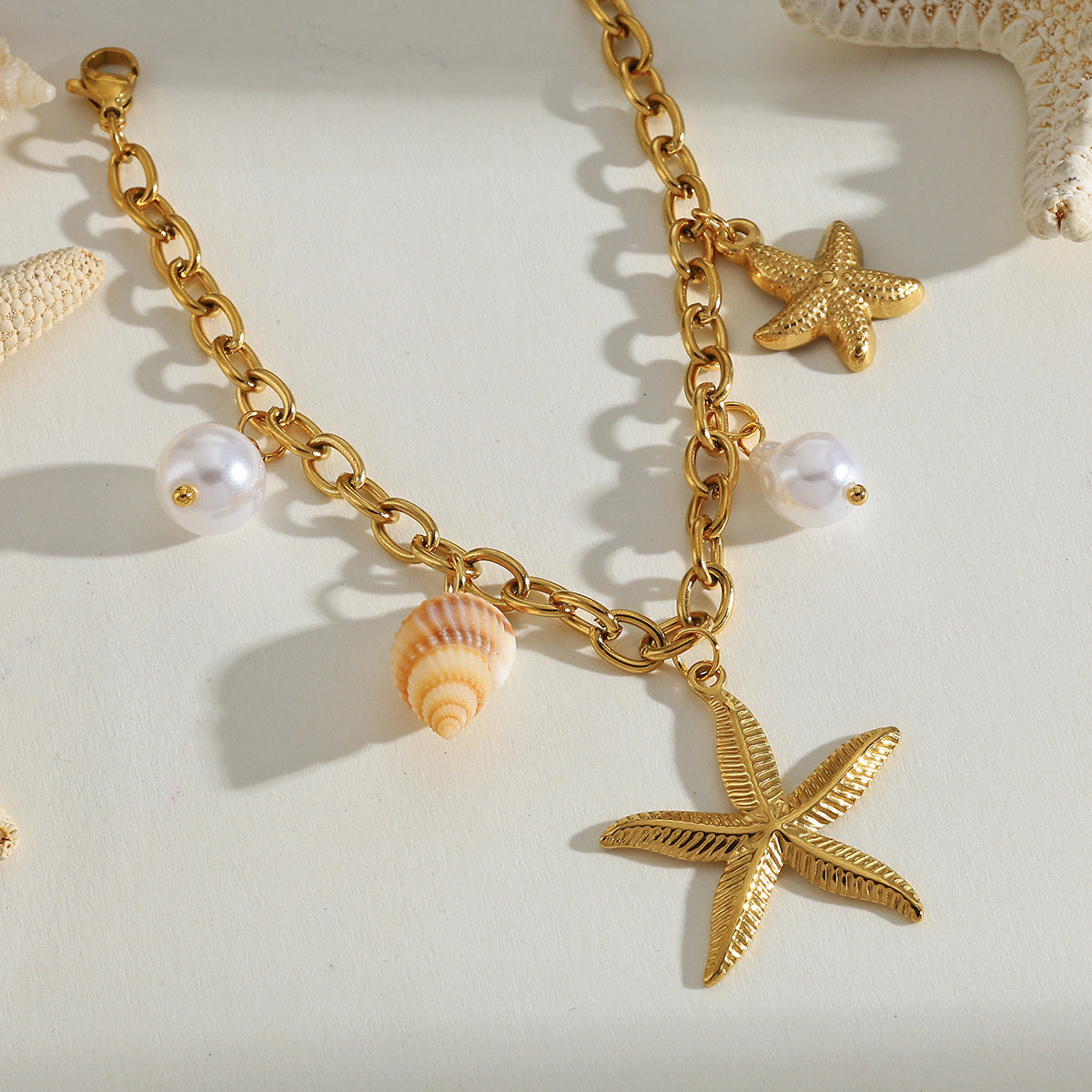 Sea Star Charm Bracelet