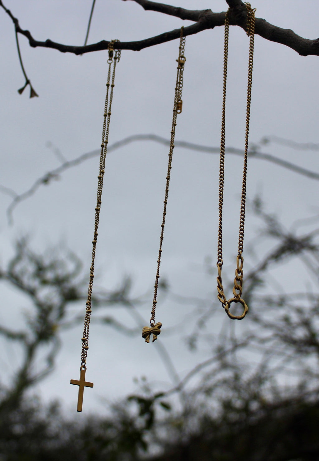 Halo Cross Necklace