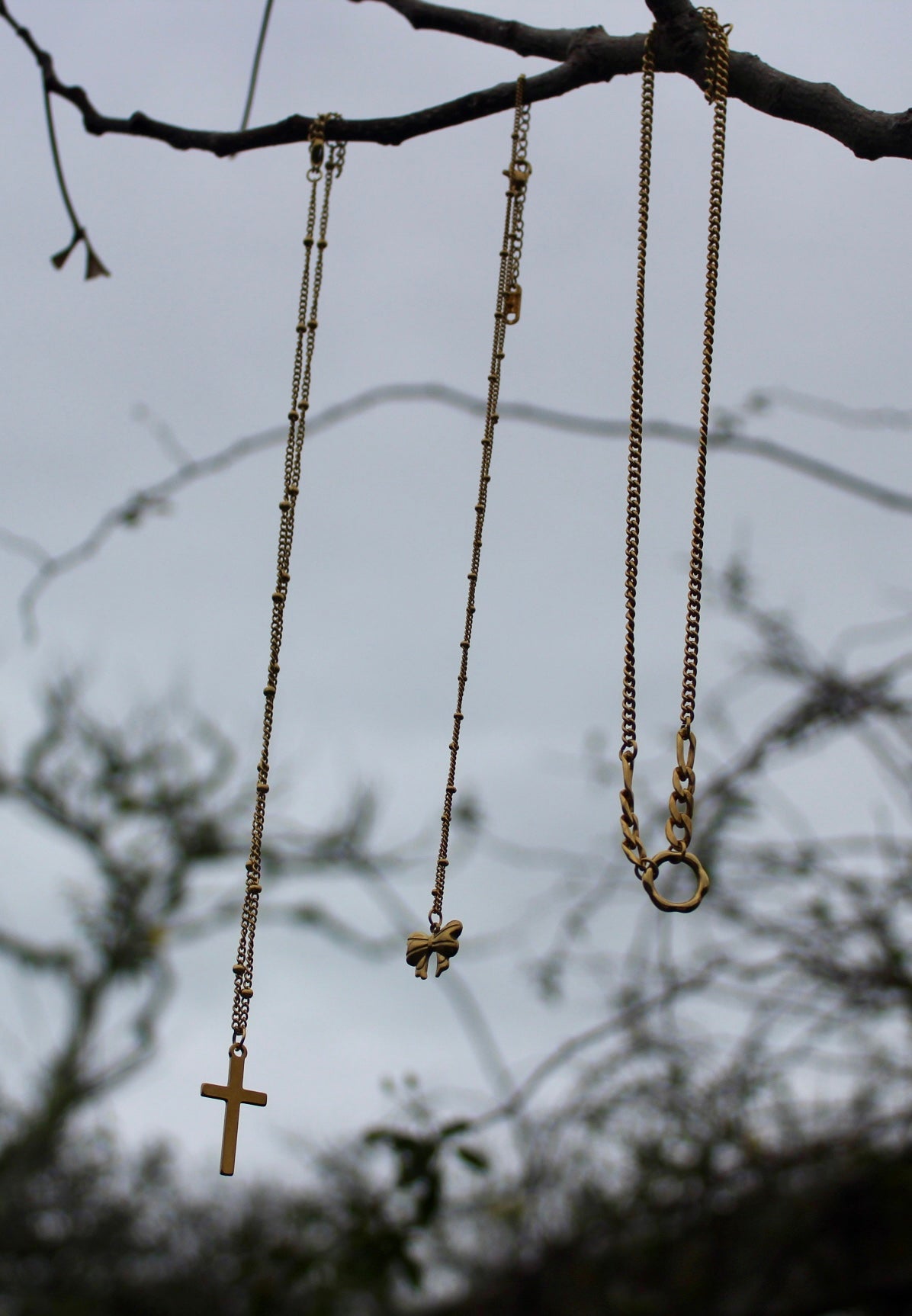 Halo Cross Necklace