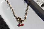 Cherry Crush Charm Necklace