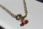 Cherry Crush Charm Necklace