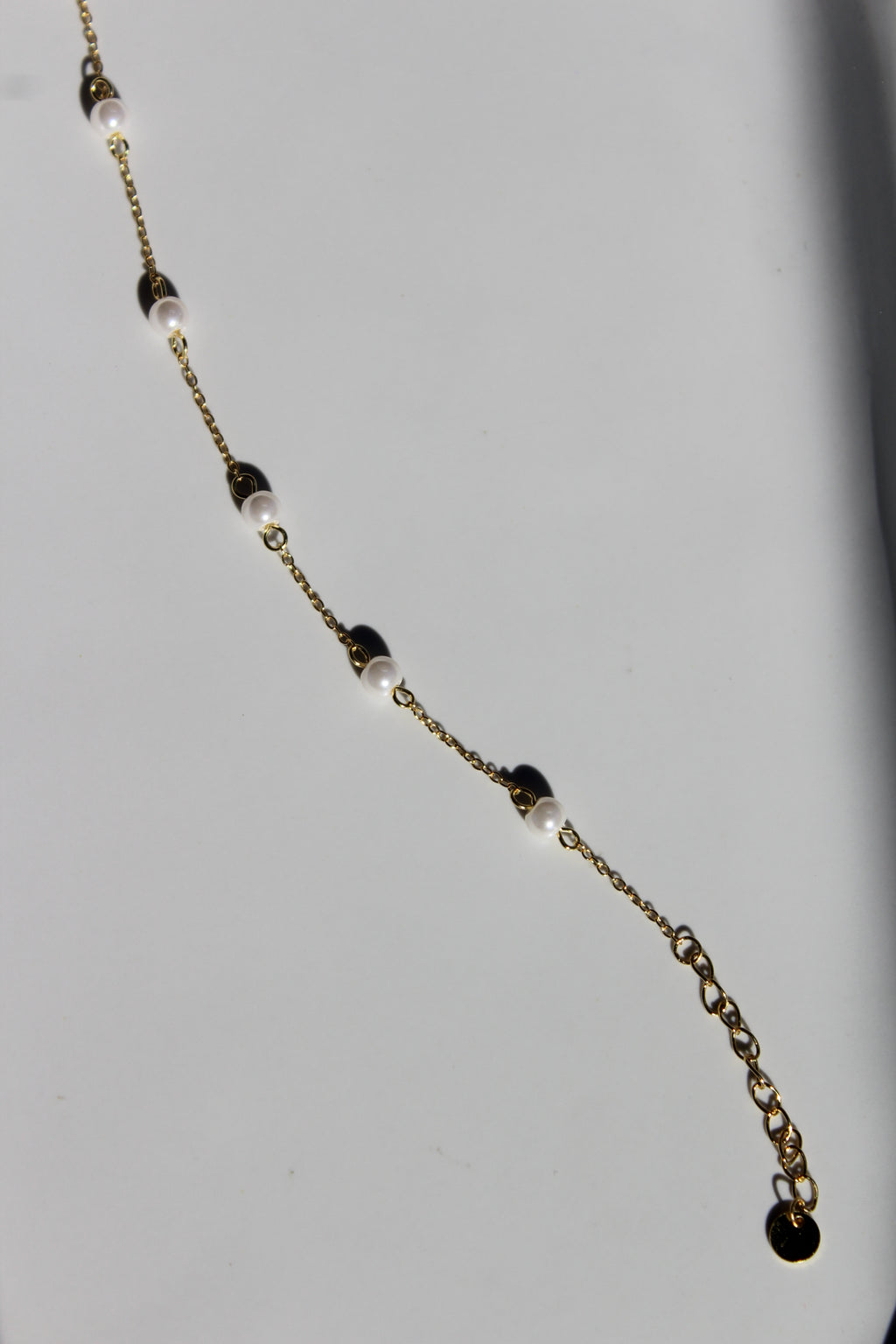 Ani Pearl Gold Chain Bracelet