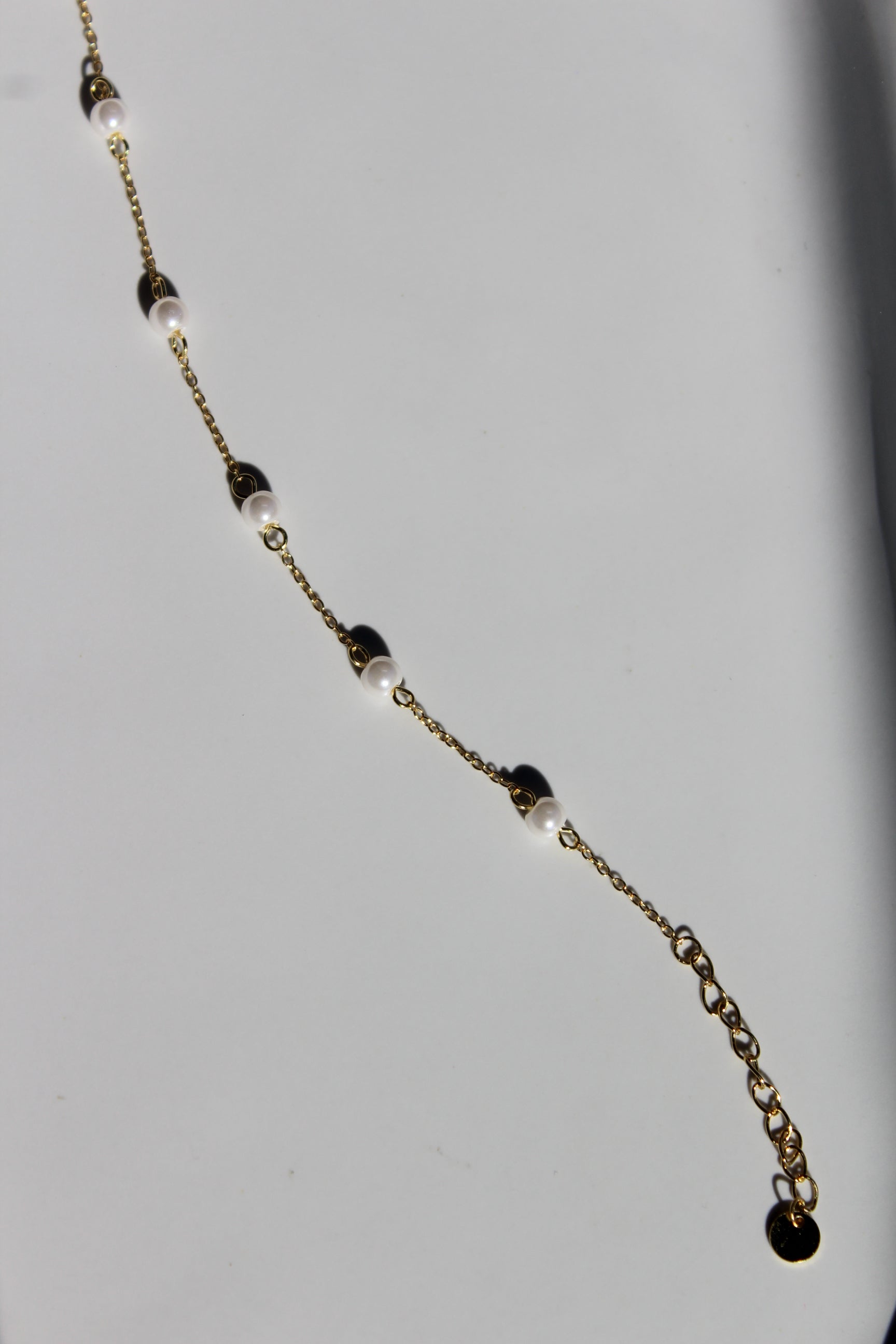 Ani Pearl Gold Chain Bracelet