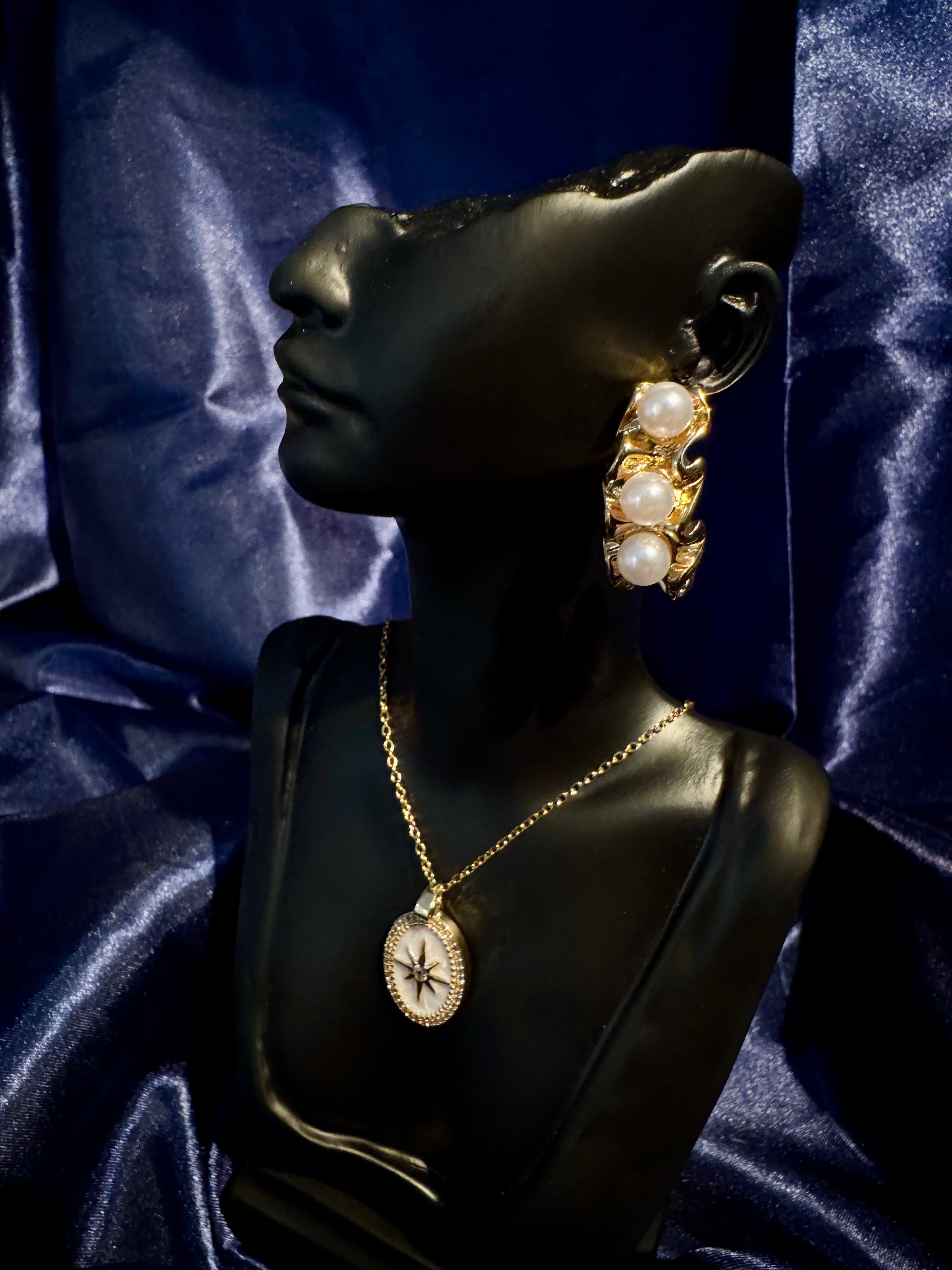 Lencia Pearl Terrain Earrings