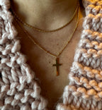 Halo Cross Necklace