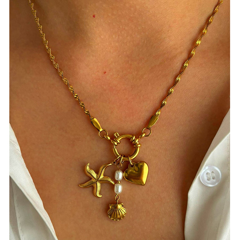 Ocean Muse Charm Necklace
